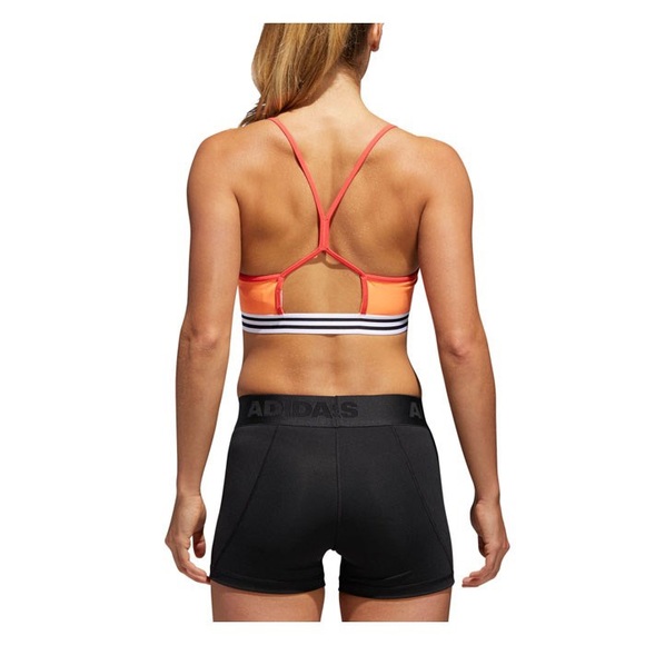 Adidas Women's Cross-Back Sports Bra CF8415 A4 C1 - Picture 2 of 2